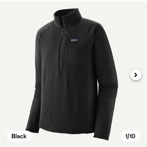 Patagonia Men’s Black R1 Fleece Pullover